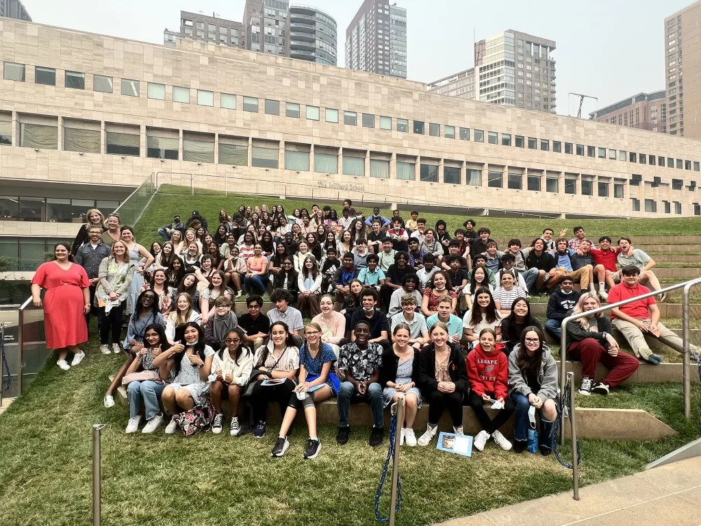 Mount Olive Middle School Students on a Field Trip